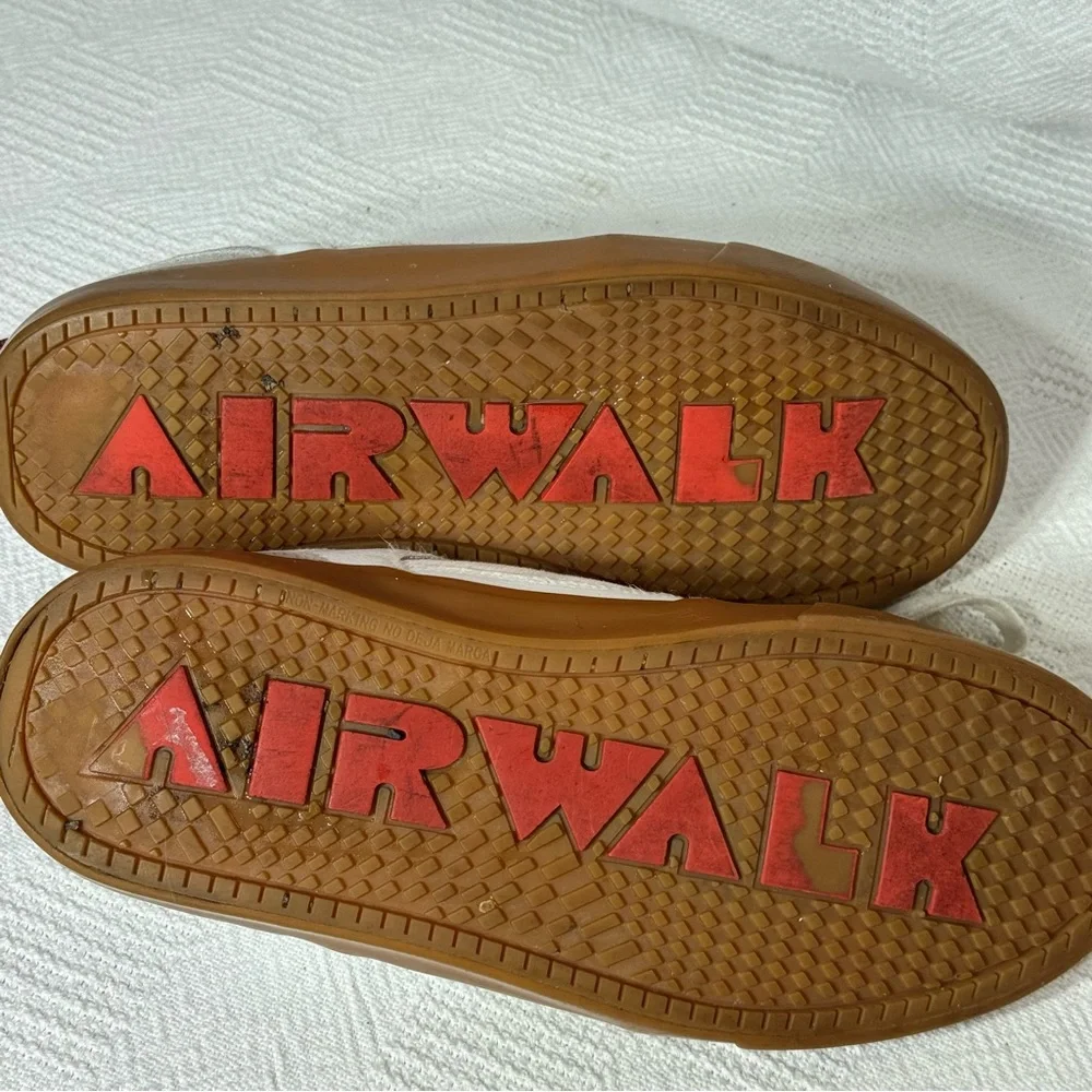 Airwalk Huntington Lace‎ Up Sneakers Men’s  Size 10 Cream White Skate Skateboard